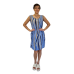 Φόρεμα κοντό βαμβακερό με τιράντες